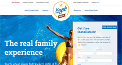 Desktop Screenshot of kayakpools.com